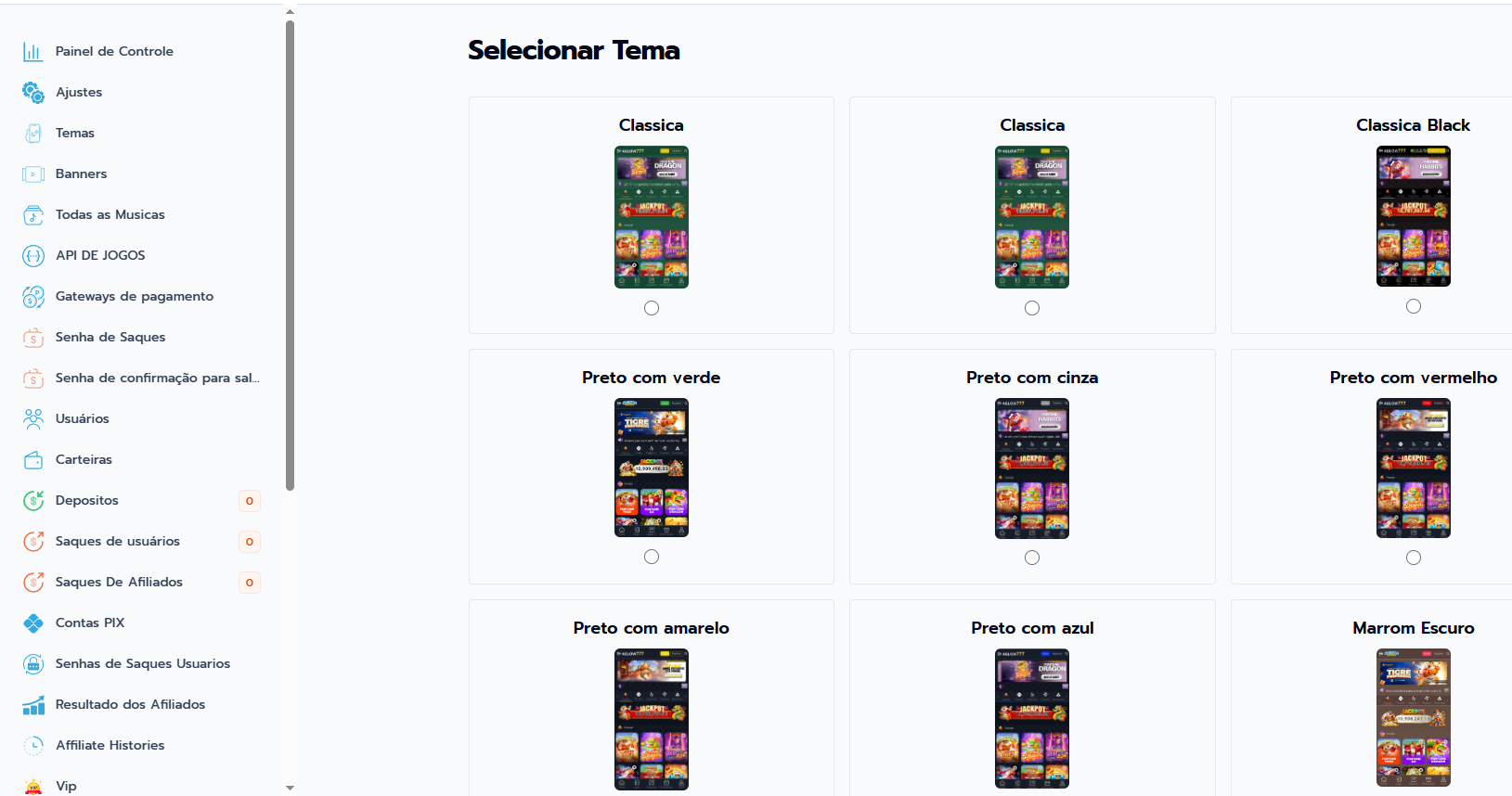 Plataforma de Cassino Online com BSPay, PIXUP e Integração API de Jogos - Imagem 4
